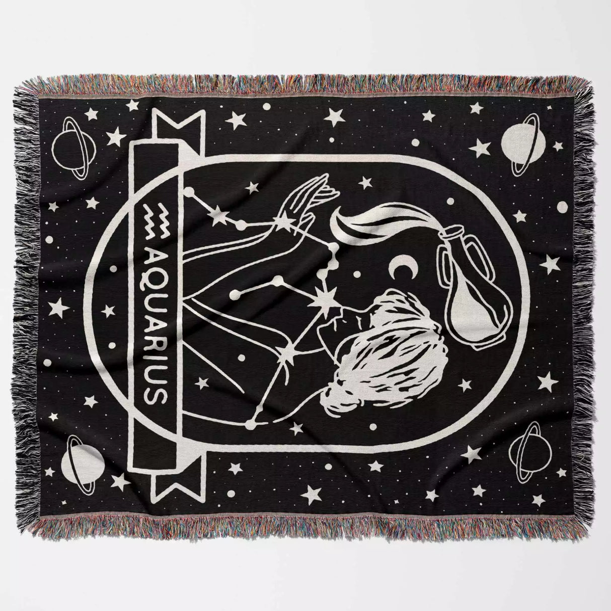 Zodiac Sign Blanket, Unique Zodiac Gift, Star Sign & Astrology Blankets - DesignerOllie.com
