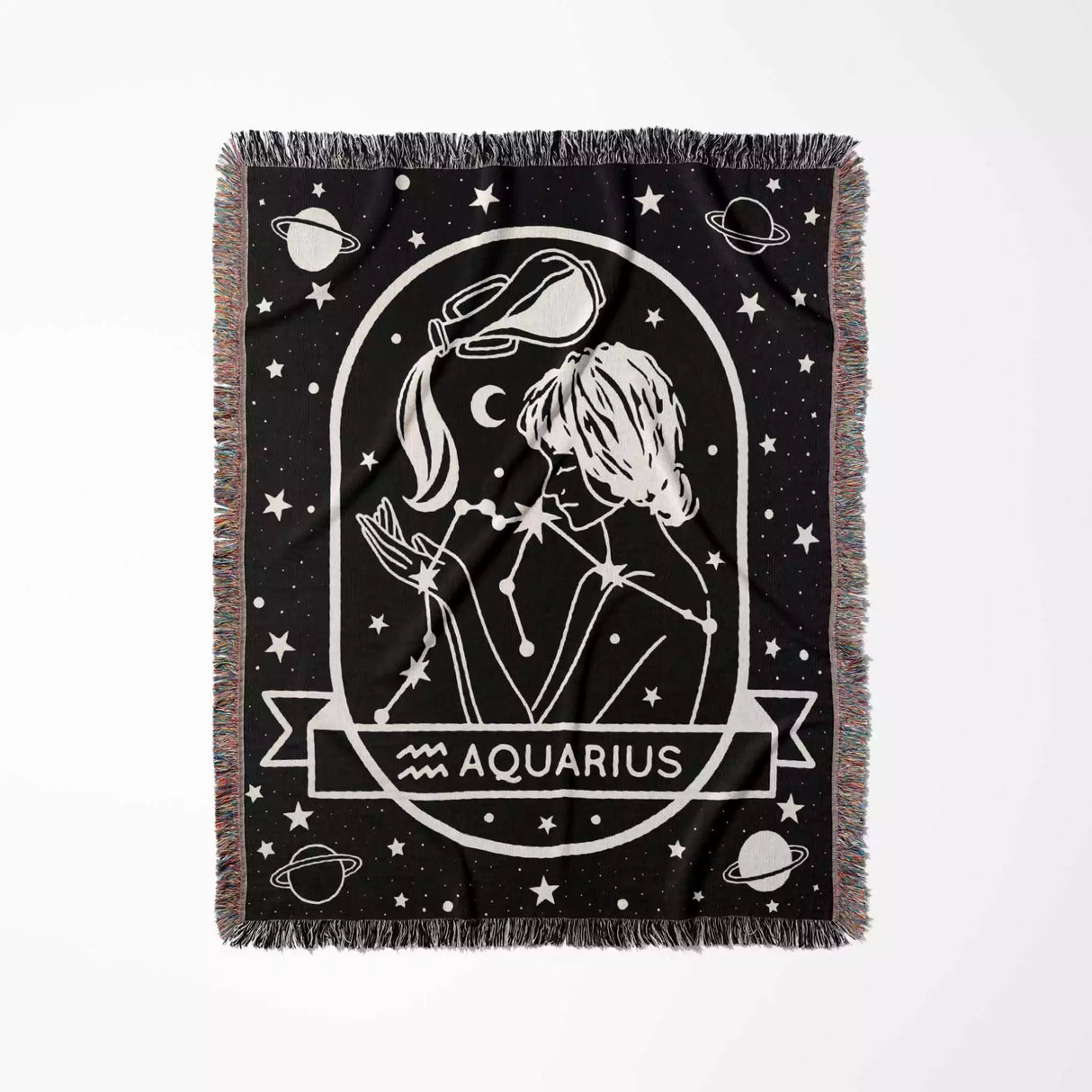 Zodiac Sign Blanket, Unique Zodiac Gift, Star Sign & Astrology Blankets - DesignerOllie.com