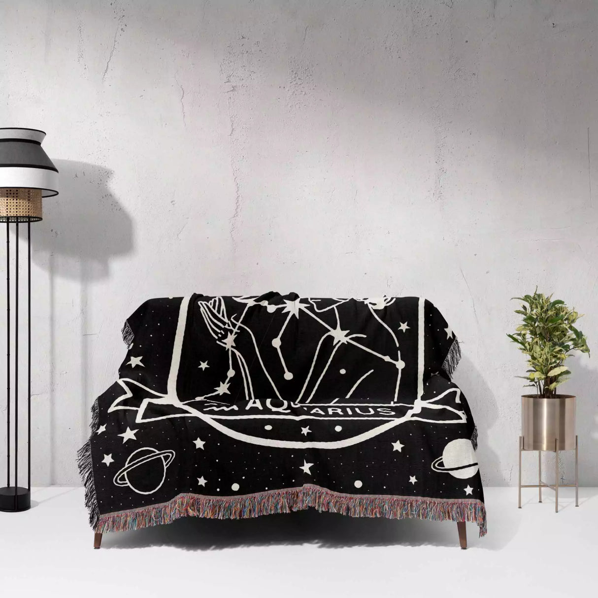Zodiac Sign Blanket, Unique Zodiac Gift, Star Sign & Astrology Blankets - DesignerOllie.com