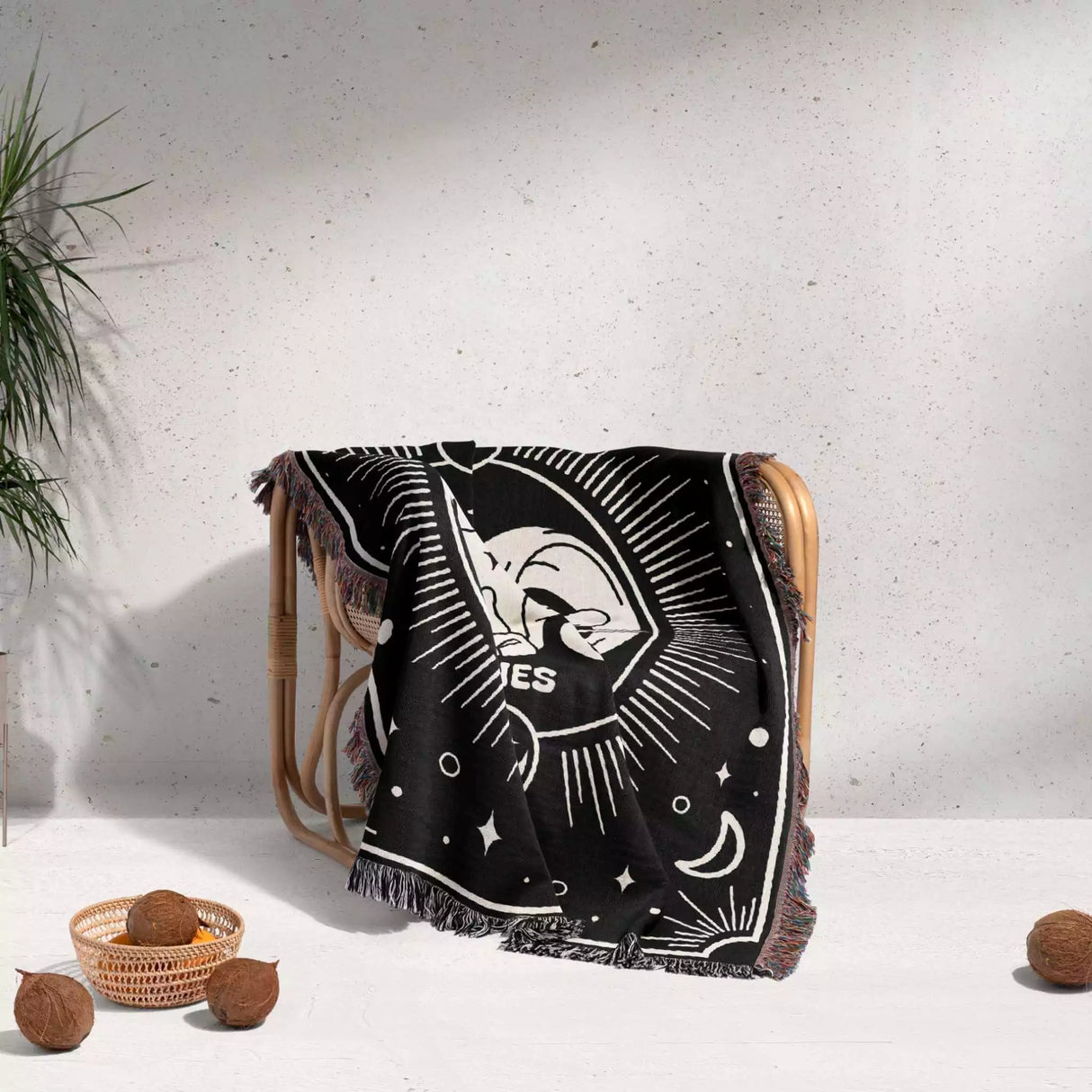 Aries Zodiac Blanket, Unique Birthday Present for Wife and Husband - DesignerOllie.com