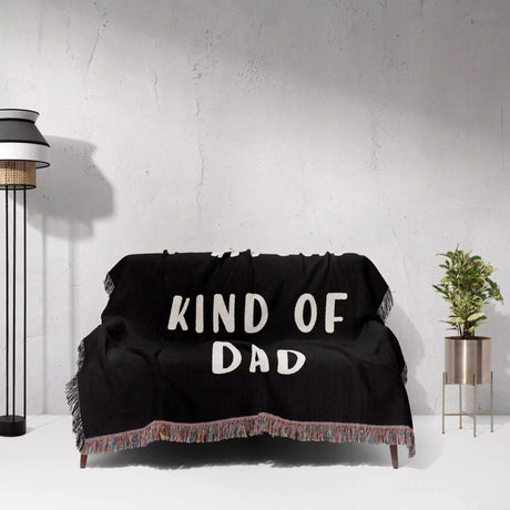 Gift for Dad for Father’s Day, Birthday, Christmas Gift Idea, Customized Woven Throw Blanket - DesignerOllie.com