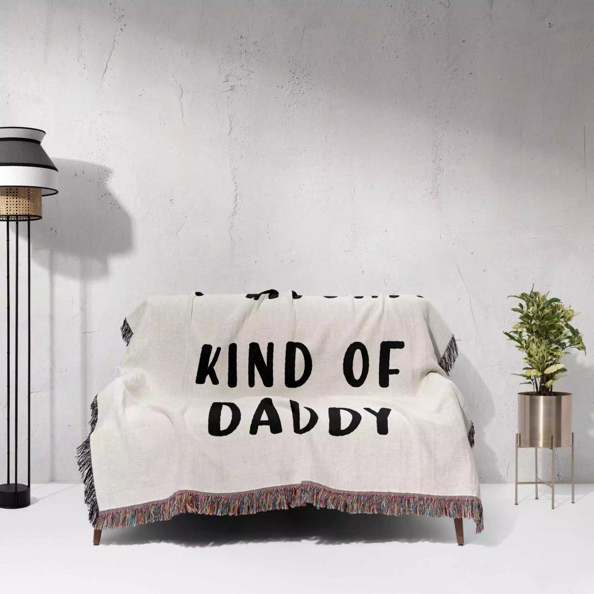 Gift for Daddy for Father’s Day, Birthday, Christmas Gift Idea, Personalized Woven Throw Blanket - DesignerOllie.com