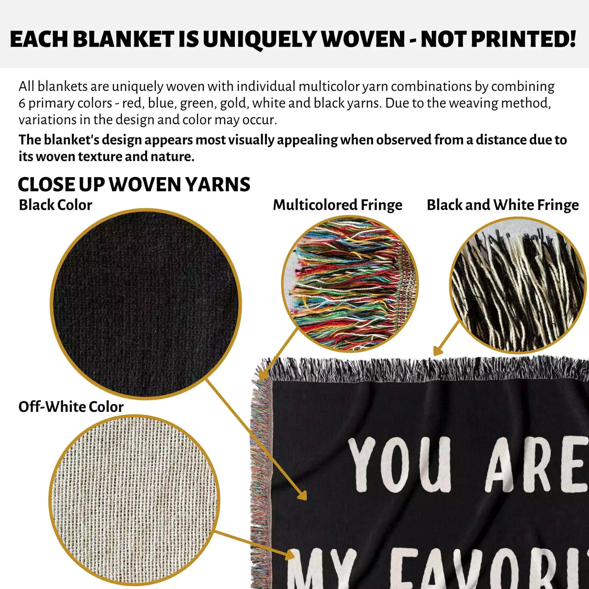 Gift for Papa for Father’s Day, Birthday, Christmas Gift Idea, Customized Woven Throw Blanket - DesignerOllie.com