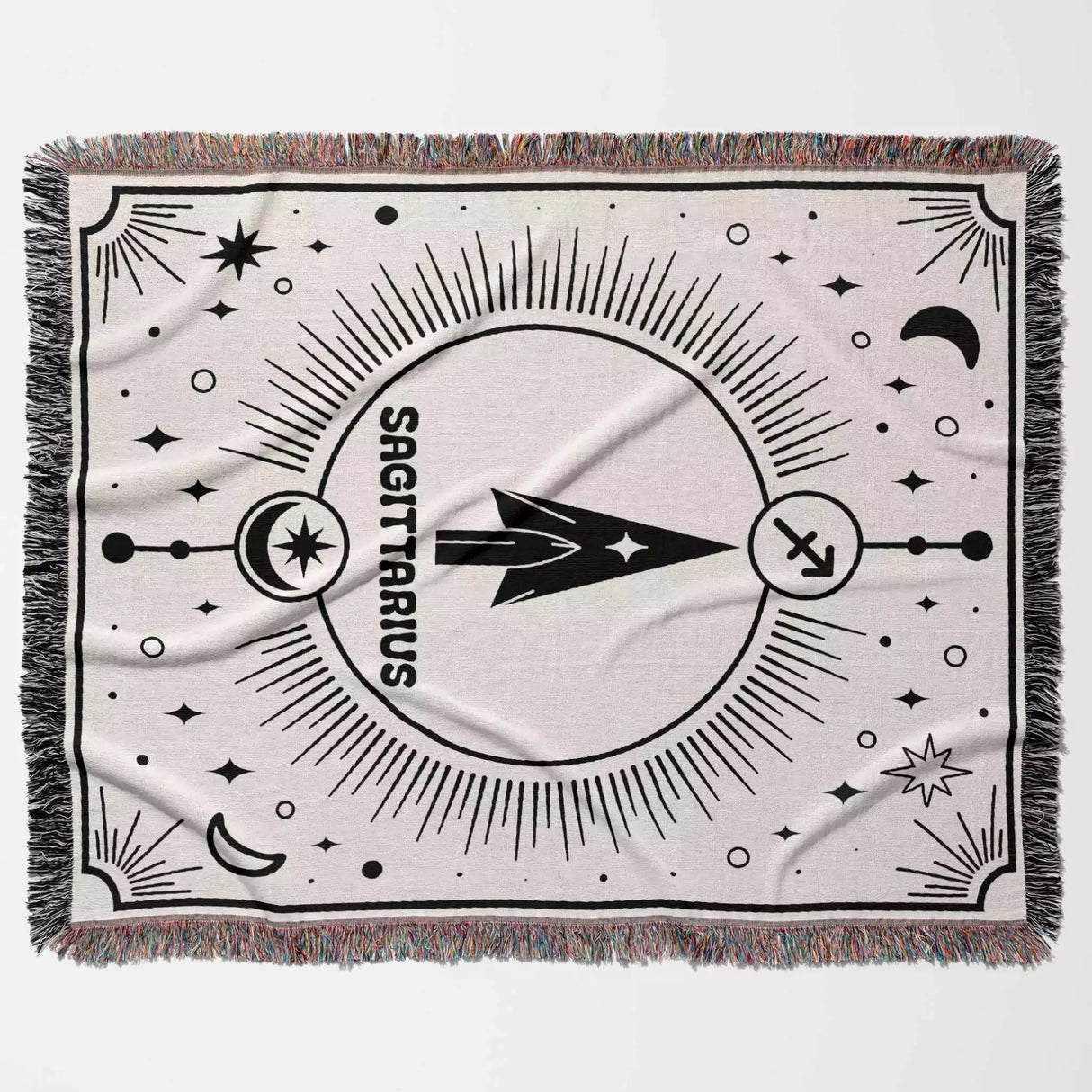 Sagittarius Zodiac Blanket, Unique Birthday Gift Idea for Women and Men - DesignerOllie.com
