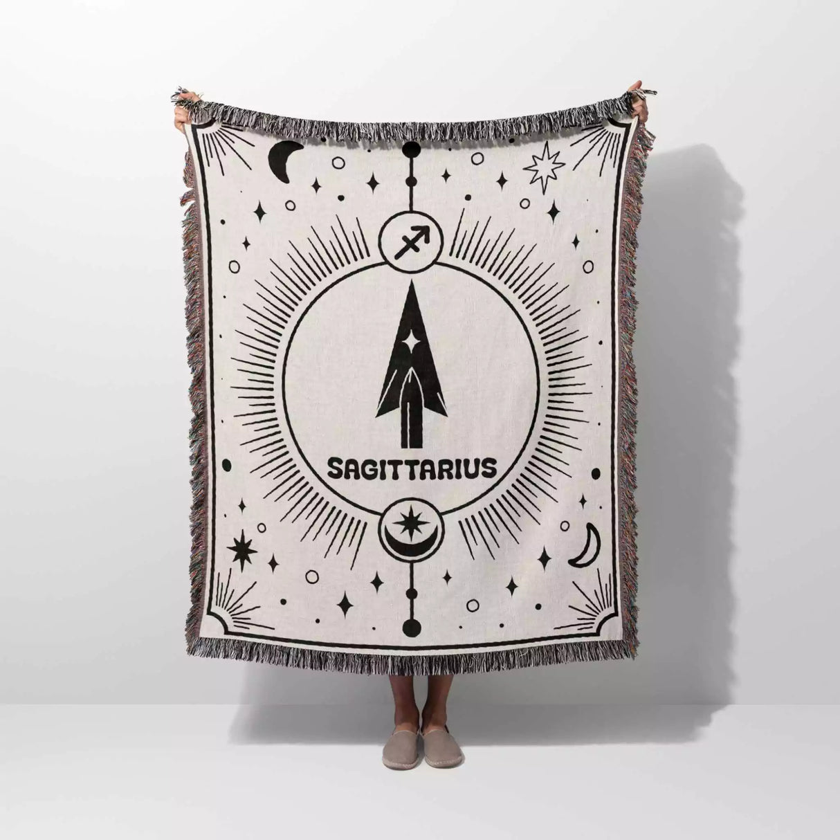 Sagittarius Zodiac Blanket, Unique Birthday Gift Idea for Women and Men - DesignerOllie.com