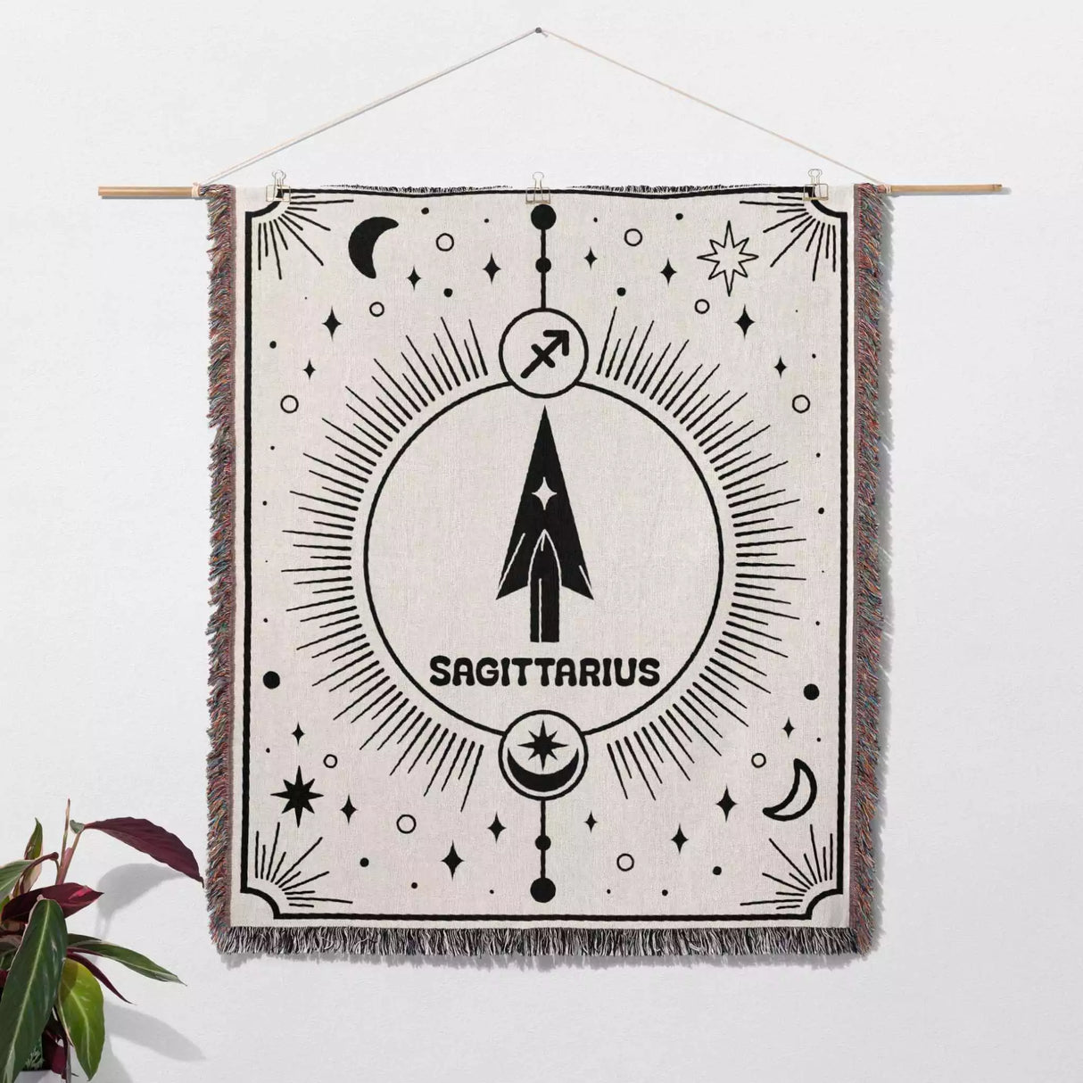 Sagittarius Zodiac Blanket, Unique Birthday Gift Idea for Women and Men - DesignerOllie.com