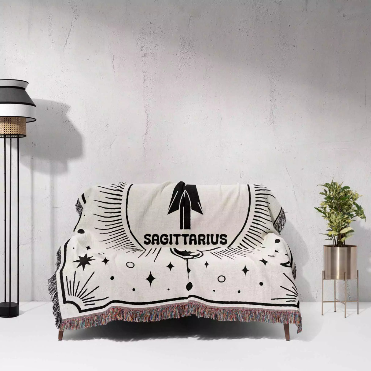 Sagittarius Zodiac Blanket, Unique Birthday Gift Idea for Women and Men - DesignerOllie.com