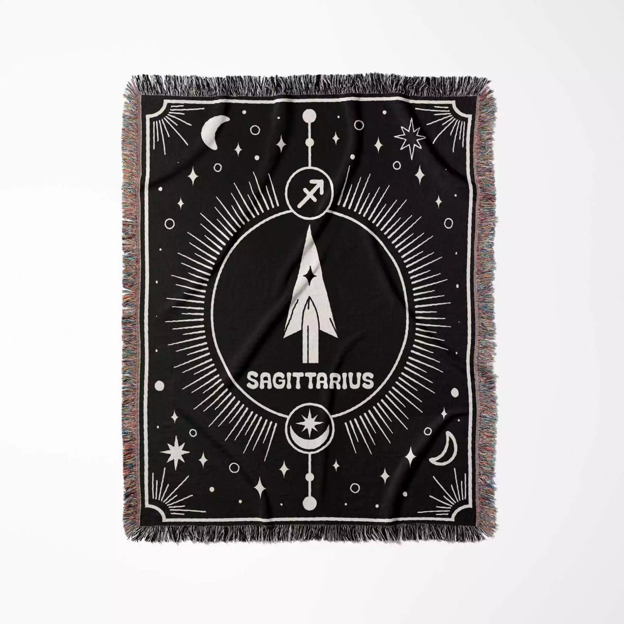 Sagittarius Zodiac Blanket, Unique Birthday Present for Wife and Husband - DesignerOllie.com