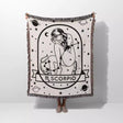 Scorpio Zodiac Sign Astrology Woman Woven Throw Blanket and Tapestry Blanket - DesignerOllie.com