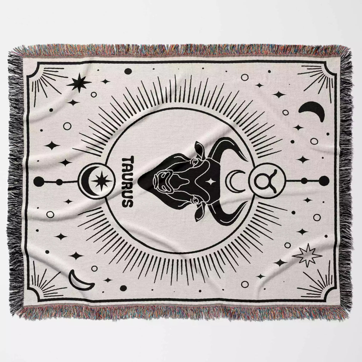 Taurus Zodiac Blanket, Unique Birthday Gift Idea for Women and Men - DesignerOllie.com