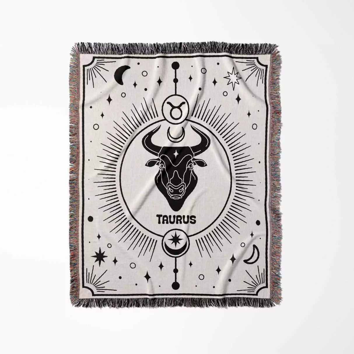 Taurus Zodiac Blanket, Unique Birthday Gift Idea for Women and Men - DesignerOllie.com