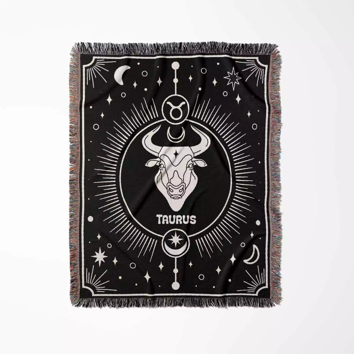 Taurus Zodiac Blanket, Unique Birthday Present for Wife and Husband - DesignerOllie.com