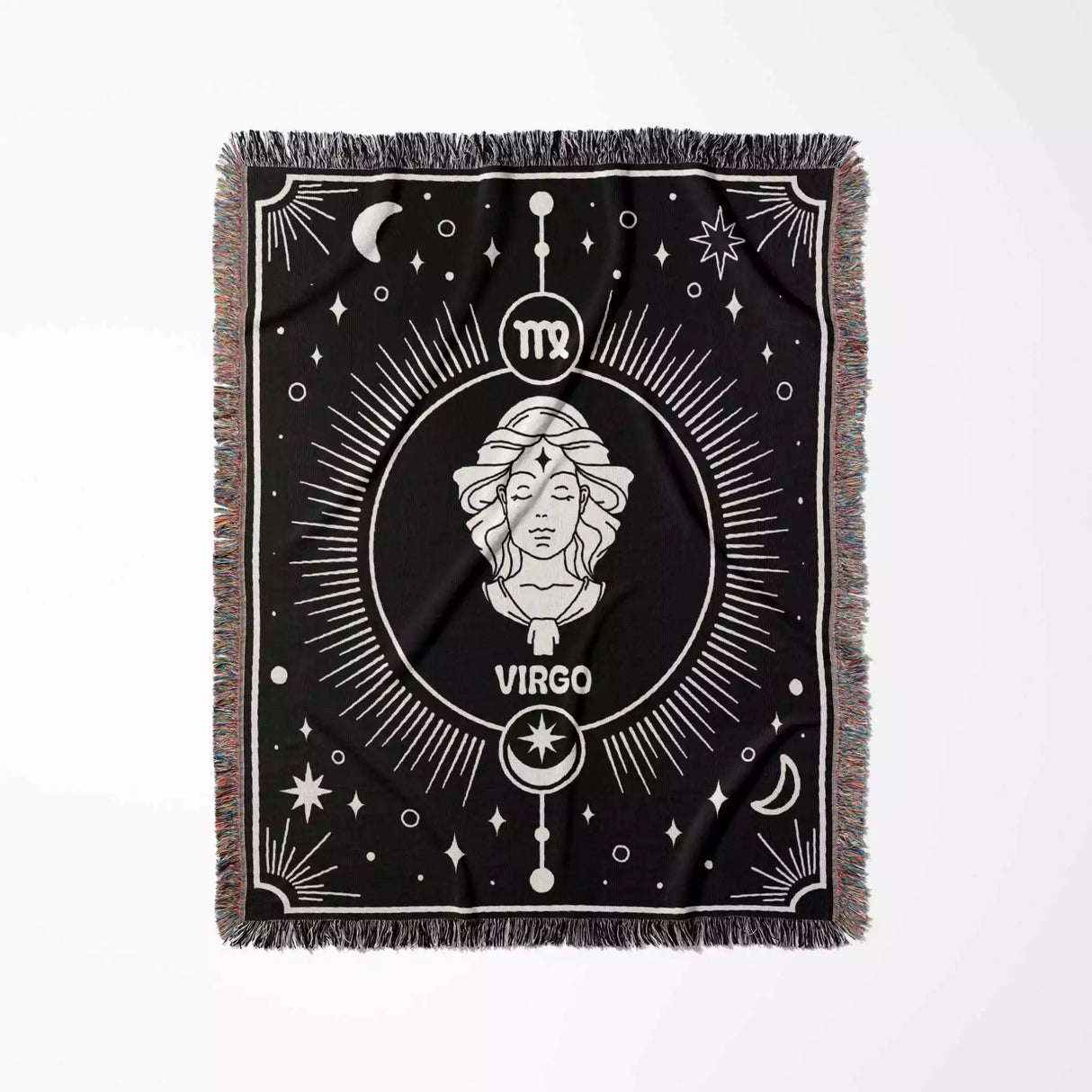 Virgo Zodiac Blanket, Unique Birthday Present for Wife and Husband - DesignerOllie.com