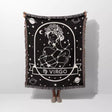 Virgo Zodiac Sign Astrology Woman Woven Throw Blanket Tapestry - DesignerOllie.com