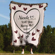 Will You Marry Me Proposal Blanket Heart Balloon - DesignerOllie.com