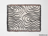 Abstract Lines Modern Black and White Woven Throw Blanket and Tapestry