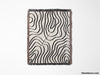 Abstract Lines Modern Black and White Woven Throw Blanket and Tapestry