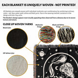 Aquarius Zodiac Sign Astrology Woman Woven Throw Blanket Tapestry