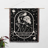 Aquarius Zodiac Sign Astrology Woman Woven Throw Blanket Tapestry