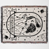 Aquarius Zodiac Sign Astrology Woman Woven Throw Blanket and Tapestry Blanket