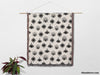 Black and White Evil Eye Woven Throw Blanket