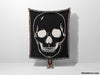 Black and White Large Skull Woven Throw Blanket