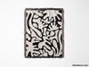 Black and White Matisse Style Woven Throw Blanket