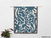 Blue Matisse Woven Throw Blanket