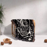 Cancer Zodiac Sign Astrology Woman Woven Throw Blanket Tapestry - DesignerOllie.com