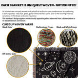 Celestial Cat and Elements Woven Throw Blanket - DesignerOllie.com