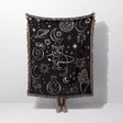 Celestial Cat and Elements Woven Throw Blanket - DesignerOllie.com