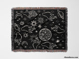 Celestial Hands Woven Throw Blanket