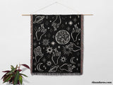 Celestial Hands Woven Throw Blanket