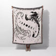 Celestial Scorpio Zodiac Woven Throw Blanket - DesignerOllie.com