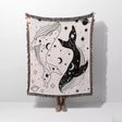 Celestial Whales Woven Throw Blanket - DesignerOllie.com