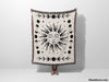 Celestial Sun and Moons Woven Throw Blanket