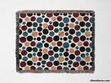 Colorful Bubbles Woven Throw Blanket and Tapestry