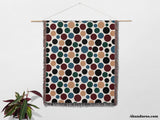 Colorful Bubbles Woven Throw Blanket and Tapestry