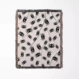 Cute Halloween Blanket with Spiders for Kids Room - DesignerOllie.com
