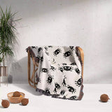 Cute Halloween Blanket with Spiders for Kids Room - DesignerOllie.com