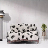 Cute Halloween Blanket with Spiders for Kids Room - DesignerOllie.com