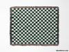 Forest Green Checker Woven Throw Blanket