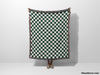 Forest Green Checker Woven Throw Blanket