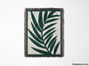 Forest Green Leaf Woven Throw Blanket and Tapestry