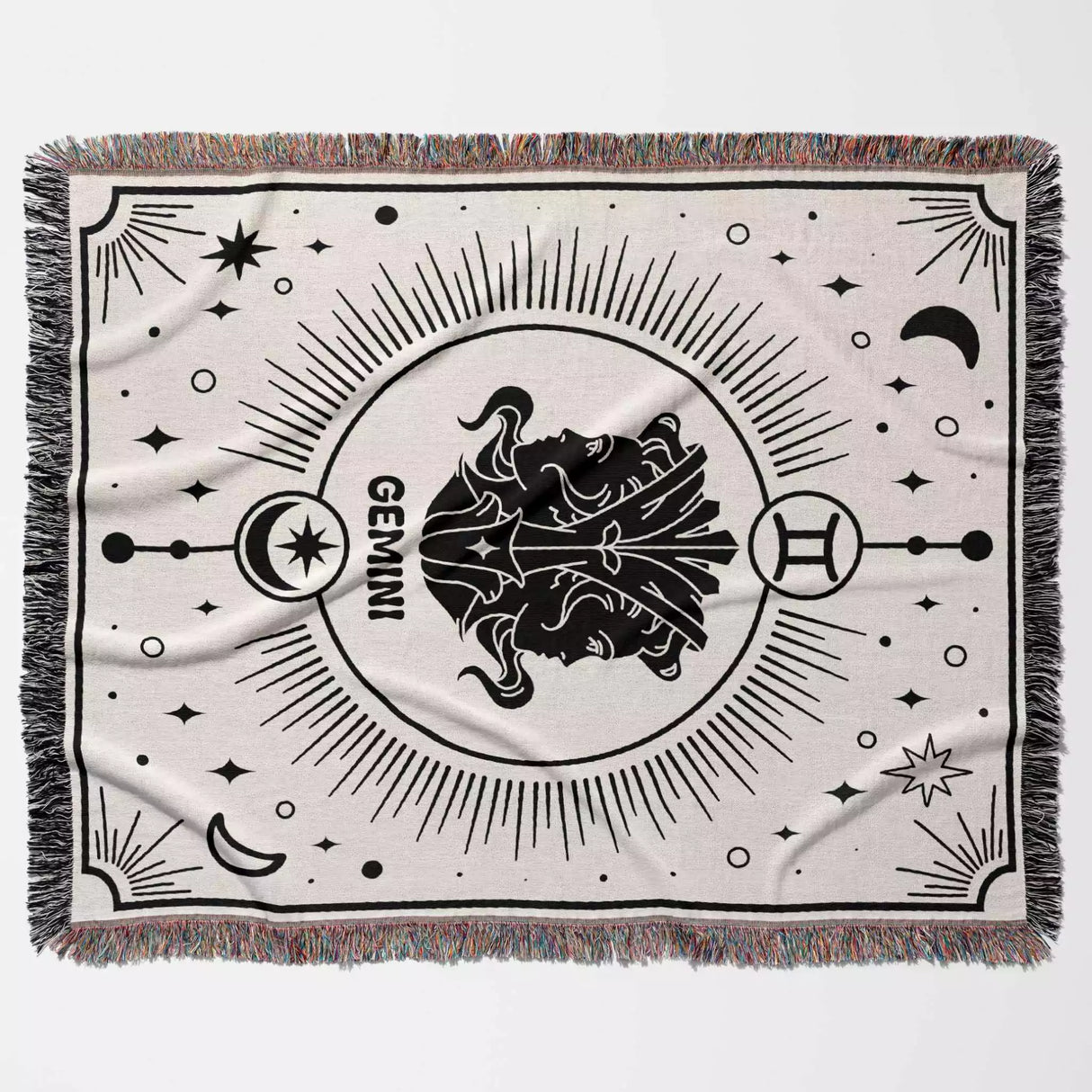 Gemini Zodiac Blanket, Unique Birthday Gift Idea for Women and Men - DesignerOllie.com