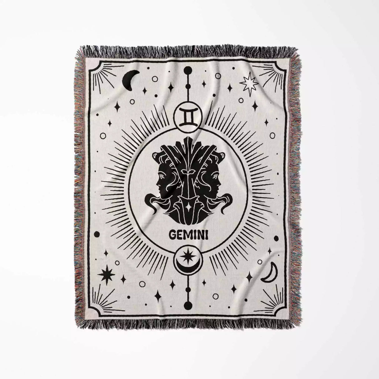 Gemini Zodiac Blanket, Unique Birthday Gift Idea for Women and Men - DesignerOllie.com