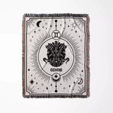 Gemini Zodiac Blanket, Unique Birthday Gift Idea for Women and Men - DesignerOllie.com
