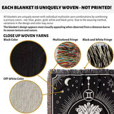 Gemini Zodiac Blanket, Unique Birthday Present for Wife and Husband - DesignerOllie.com