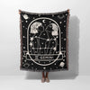 Gemini Zodiac Sign Astrology Woman Woven Throw Blanket Tapestry