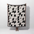 Geometric Print Woven Throw Blanket - DesignerOllie.com